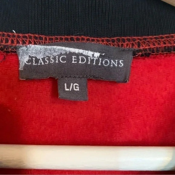 Classy Cat Red Collared Sweater - Picture 7 of 8